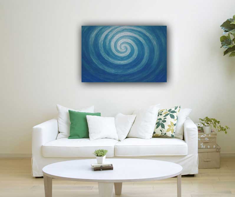 Abstract Canvas Paintings Artistic Wall Décor for West Direction