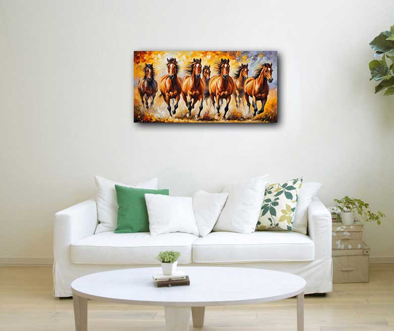 Fame and Recognition: Seven Horses Vastu Painting in South
