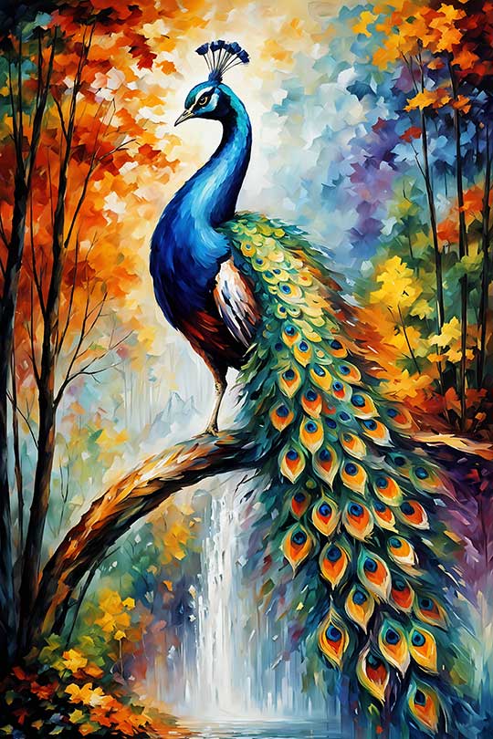 Painting on Peacock