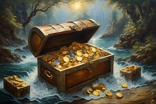 Treasure Chests Wealth Symbol
