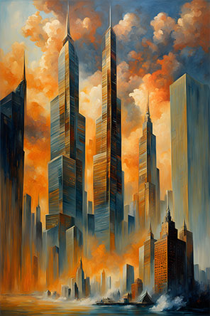 Skyscraper Painting for Capricorn