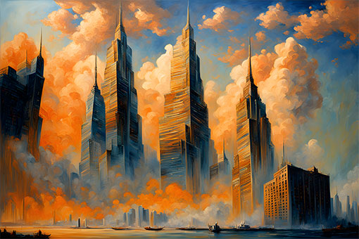 Skyscraper Art for Capricorn