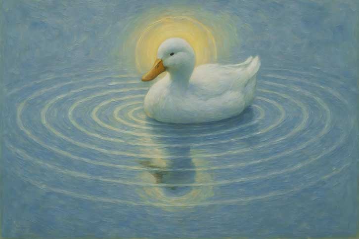 Duck Painting for Northeast Modern Canvas Prints