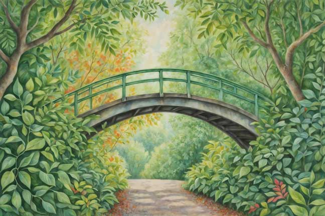 Bridge Painting for Social Connection and Communication Vastu Wall Art for east