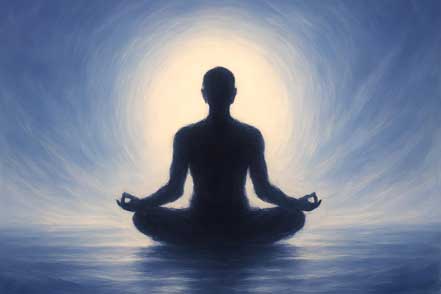 Meditating Sage Wall Art to  Enhance Inner Peace and Spiritual Growth