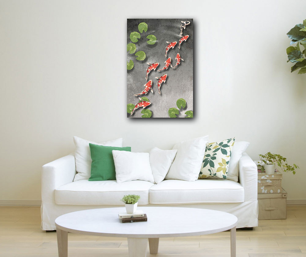 Feng Shui Koi Fish Painting