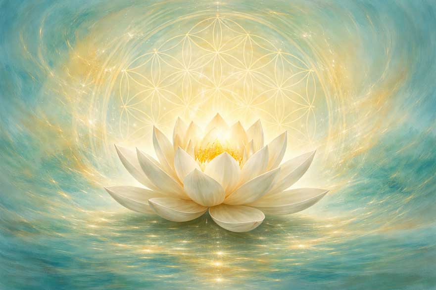 Lotus Blossom Wall Art for Purity & Spiritual Evolution